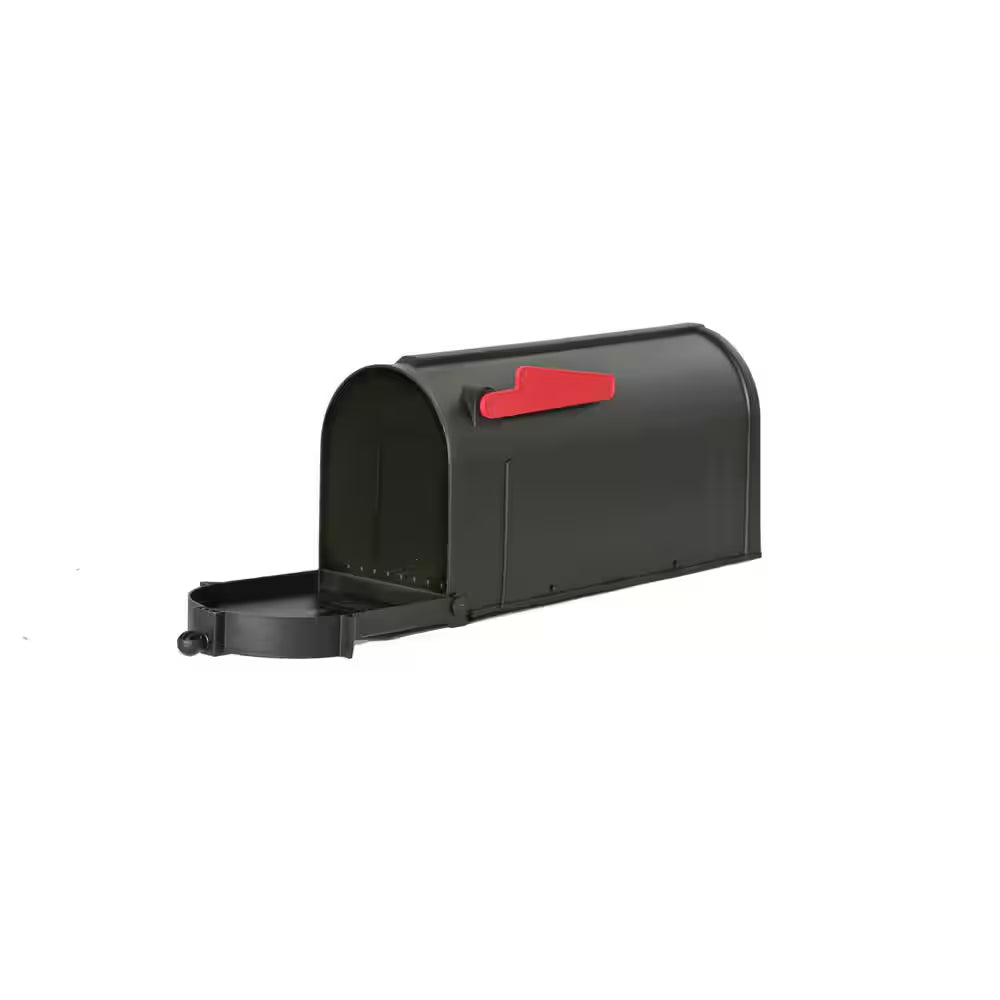Ambrose Black Post Mount Mailbox