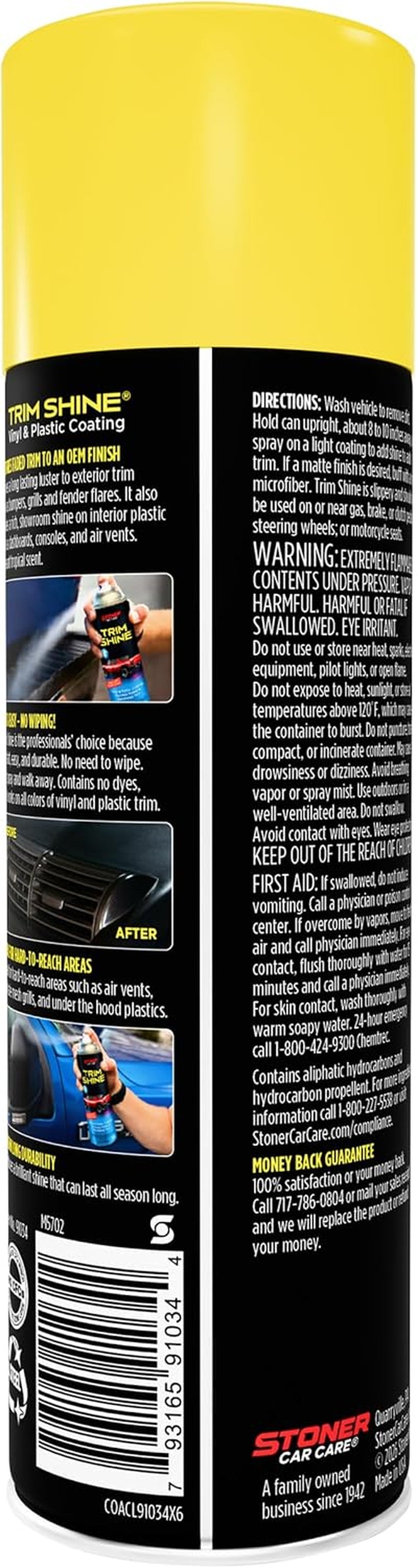 Trim Shine Black Trim Restorer, 12 Oz, 91034 (Pack of 12)