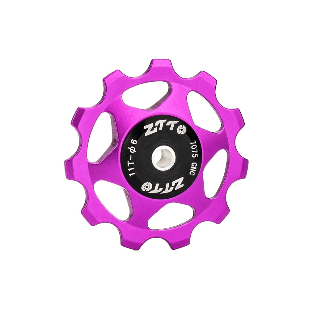 MTB Bicycle Rear Derailleur Jockey Wheel 11T 13T Steel Bearing Pulley AL7075 CNC Road Bike Guide Roller Idler 4Mm 5Mm 6Mm