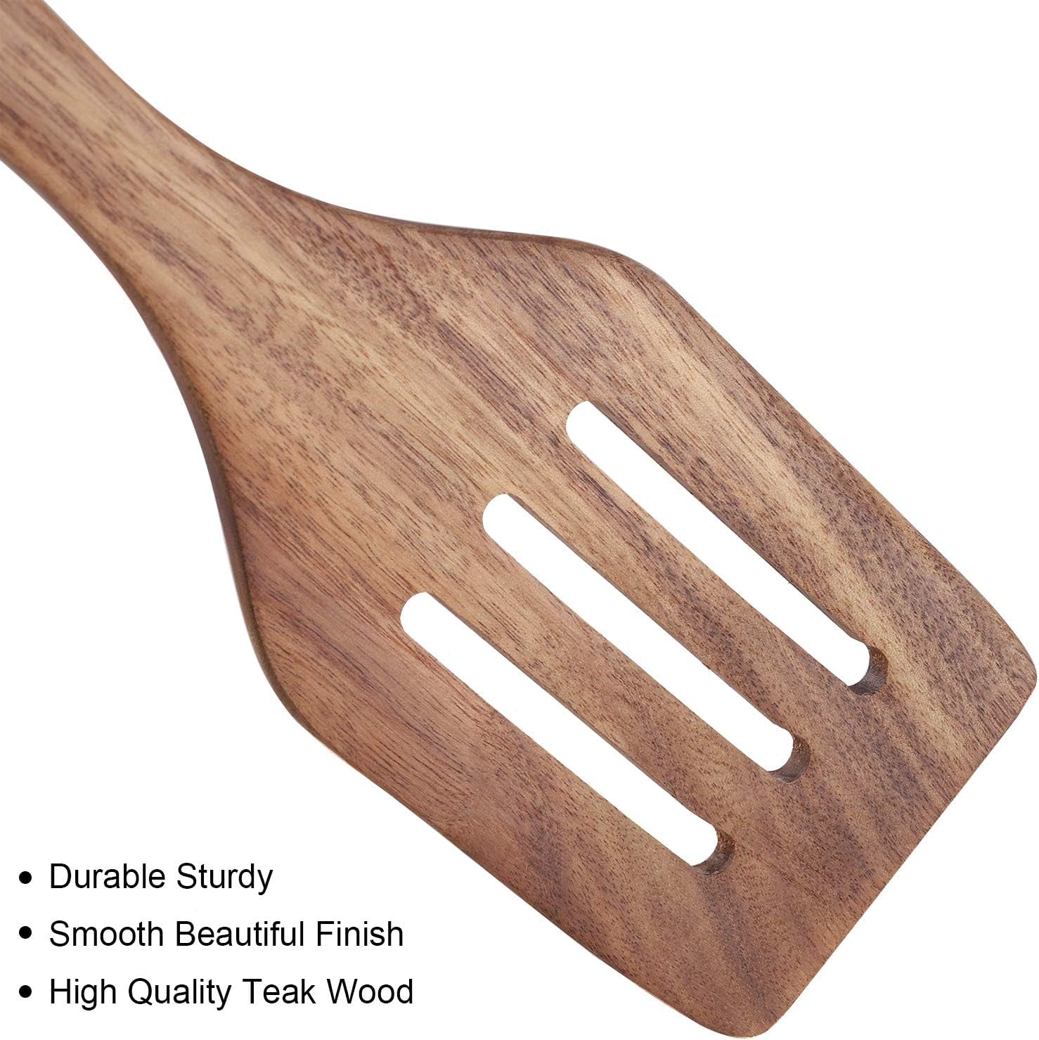 Wooden Cooking Utensils Set 4-Piece Wood Kitchen Utensil Set