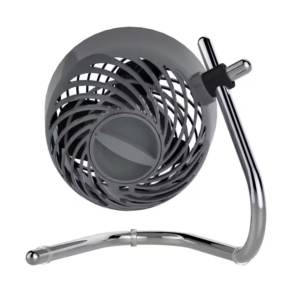 4 In. Pivot Personal Air Circulator Storm Gray