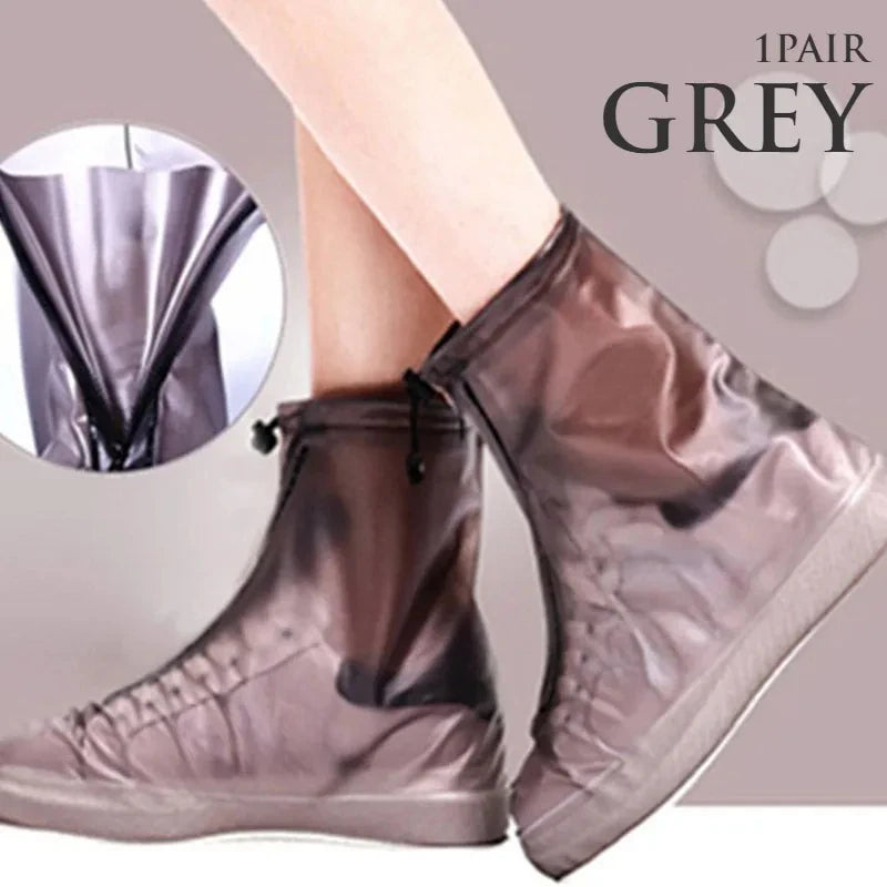 Silicone Waterproof Shoe Cover Unisex Shoes Protectors Rain Boots for Indoor Outdoor Rainy Reusable Quality Non-Slip Shoe Cover