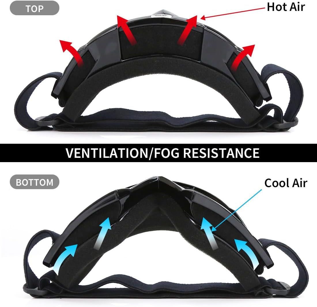 Dirt Bike Goggles - ATV Motorcycle Motocross UTV MX MTB Riding Goggles