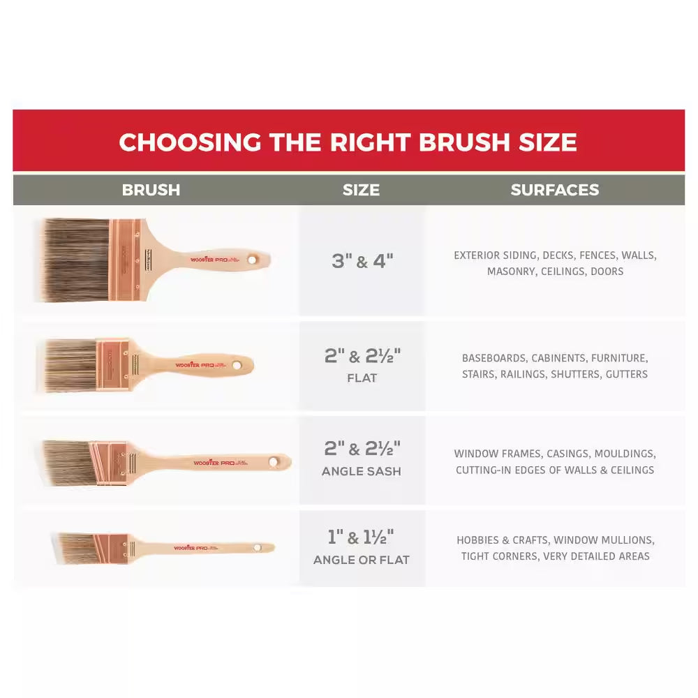 3 In. Nylon/Polyester Ultra/Pro Firm Angle Sash Brush
