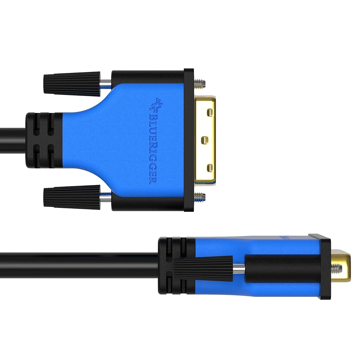 DVI to DVI Cable 10FT (High Resolution 2560X1600, DVI-D Cable 24+1 Dual Link, Gold Plated) – DVI Cables for Gaming, HDTV Monitors, Projectors, Graphics/Video Cards