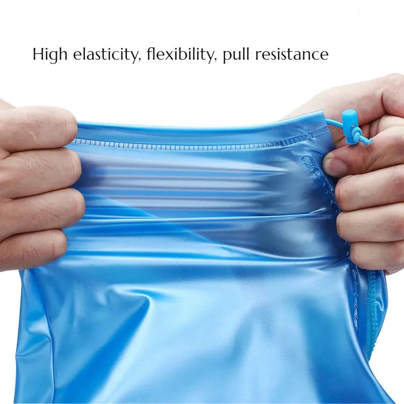 Silicone Waterproof Shoe Cover Unisex Shoes Protectors Rain Boots for Indoor Outdoor Rainy Reusable Quality Non-Slip Shoe Cover