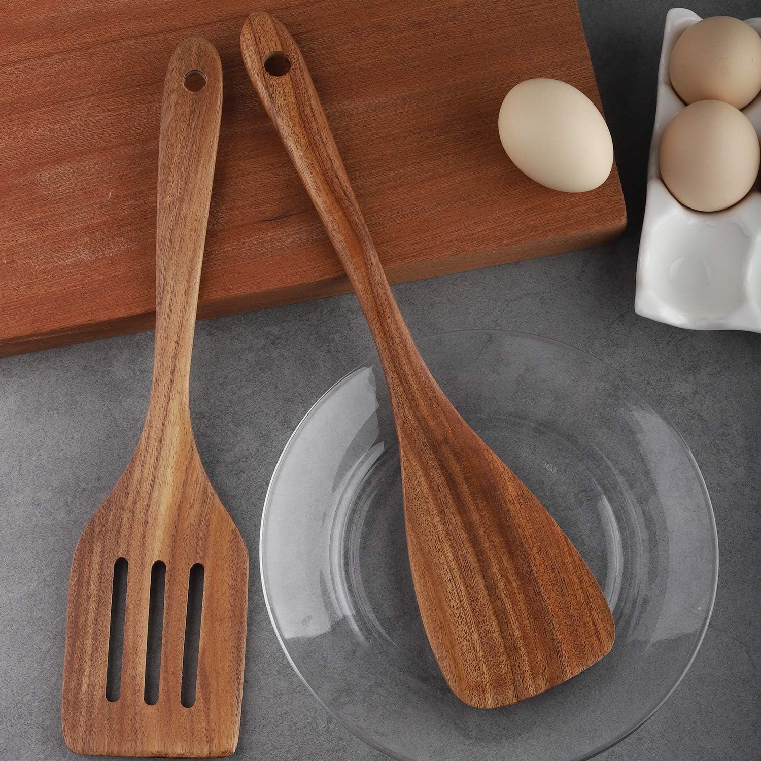 Wooden Cooking Utensils Set 4-Piece Wood Kitchen Utensil Set