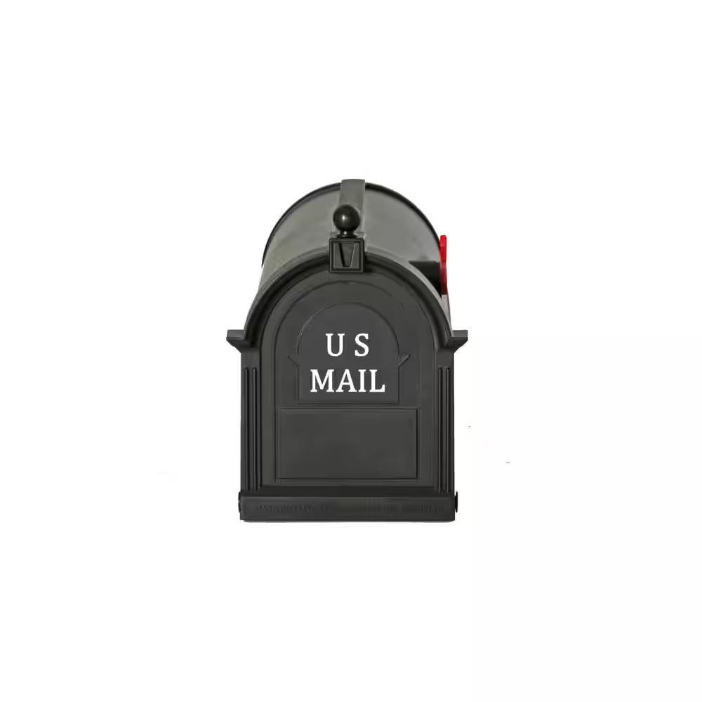 Ambrose Black Post Mount Mailbox
