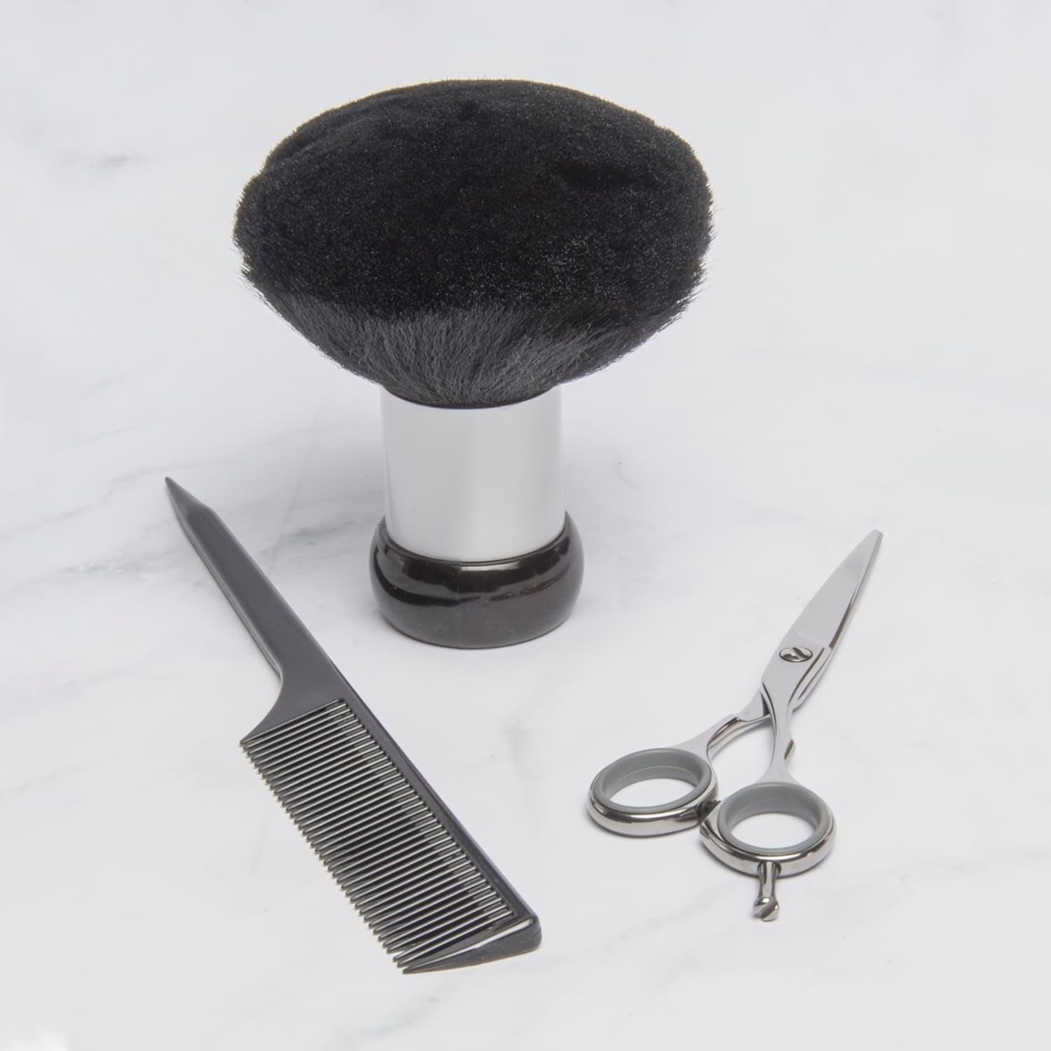 Neck Duster Brush for Hair Cutting, Soft Nylon Bristles, 5"