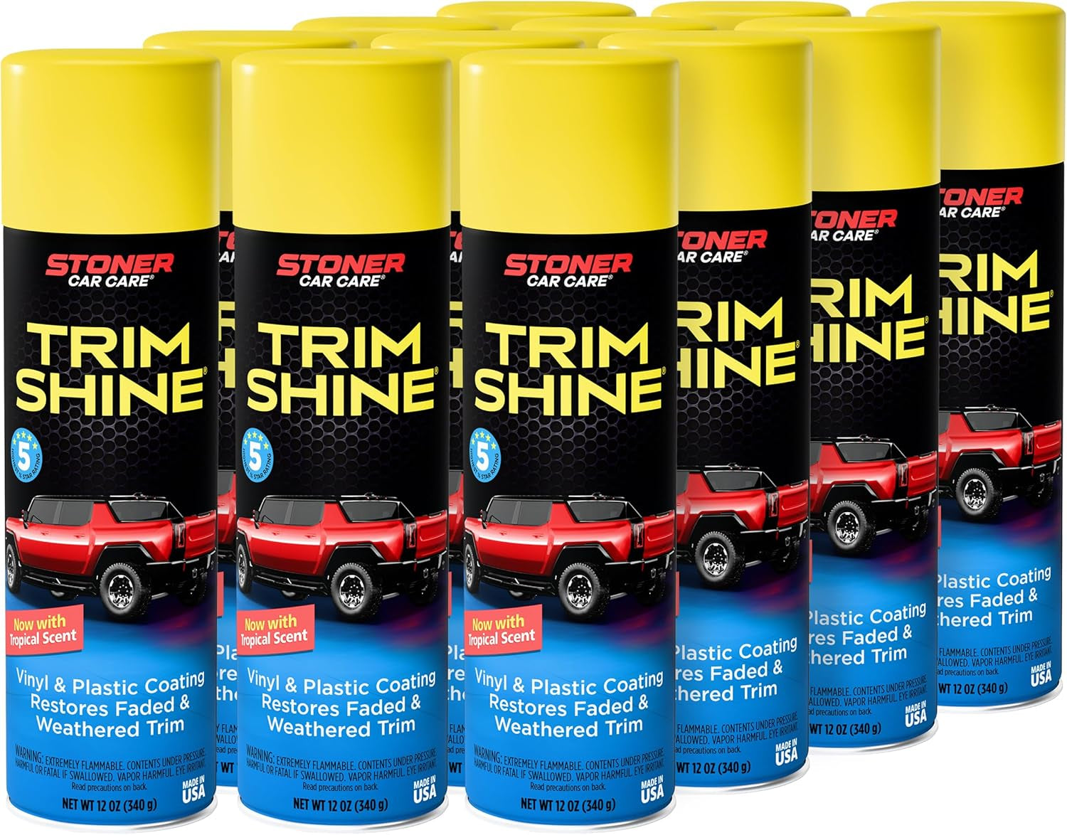 Trim Shine Black Trim Restorer, 12 Oz, 91034 (Pack of 12)