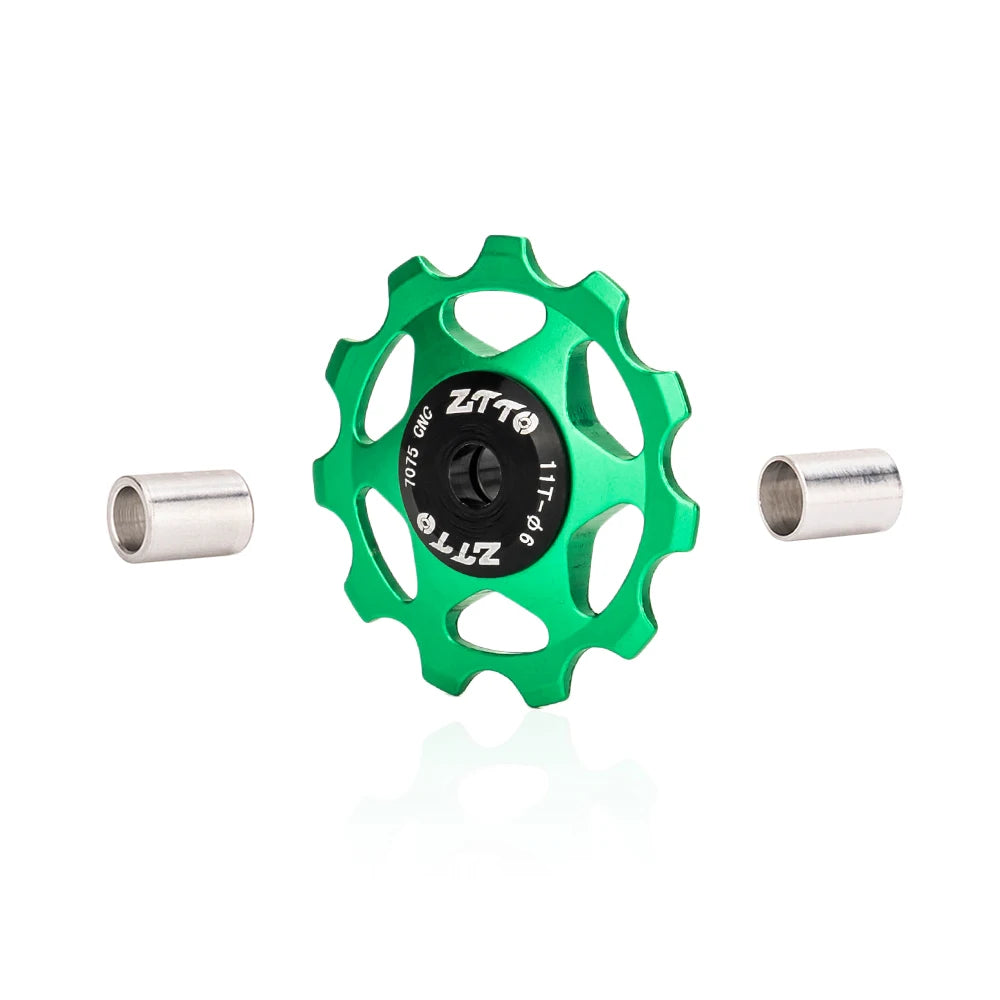 MTB Bicycle Rear Derailleur Jockey Wheel 11T 13T Steel Bearing Pulley AL7075 CNC Road Bike Guide Roller Idler 4Mm 5Mm 6Mm