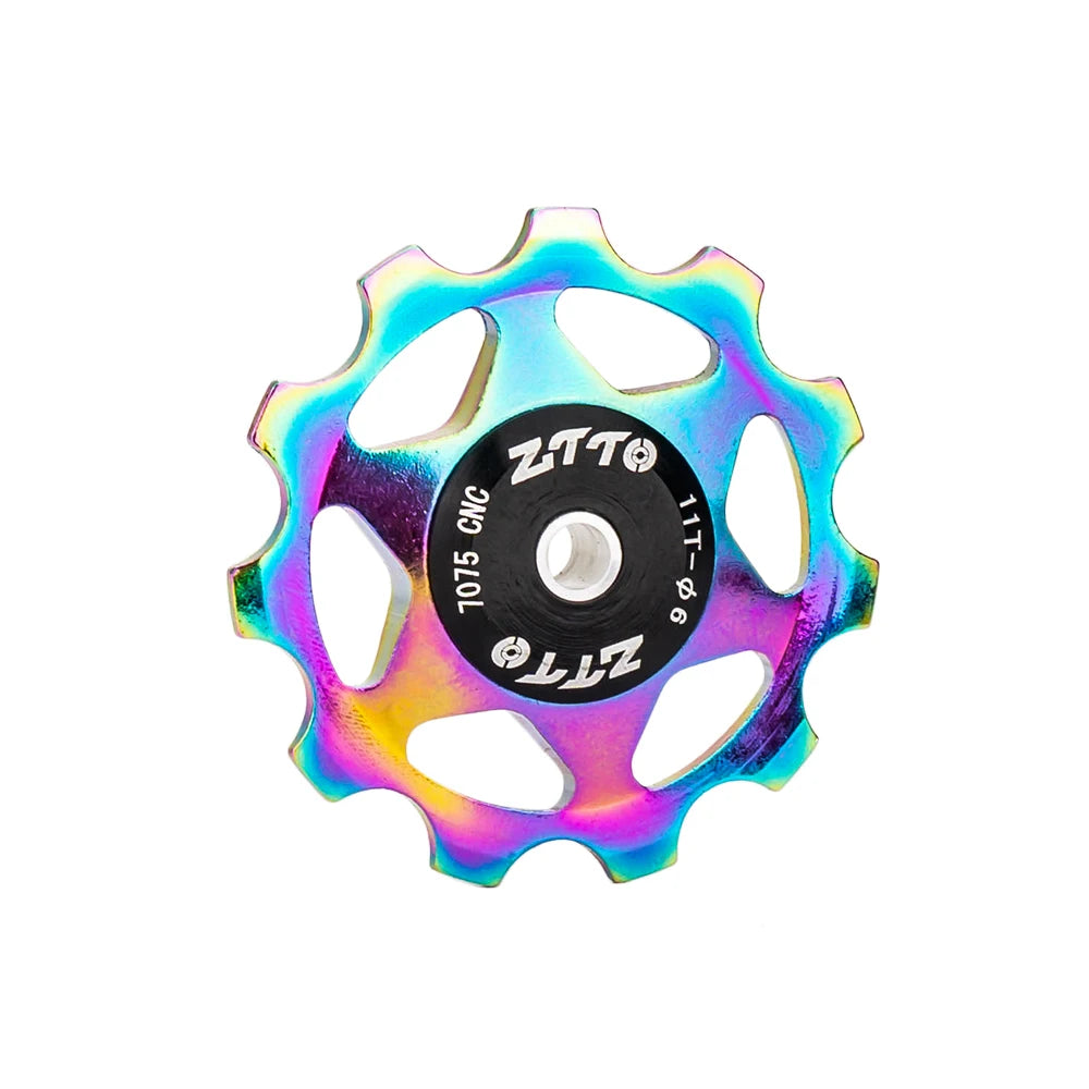 MTB Bicycle Rear Derailleur Jockey Wheel 11T 13T Steel Bearing Pulley AL7075 CNC Road Bike Guide Roller Idler 4Mm 5Mm 6Mm