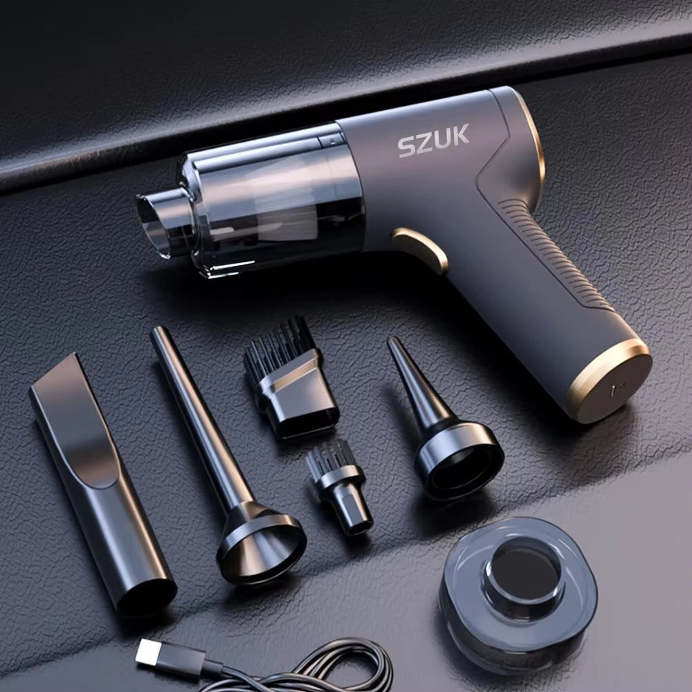 18000PA Car Vacuum Cleaner Mini Portable Duster Handheld Cleaning Machine Home Appliance Powerful Wireless Vacuum Cleaner